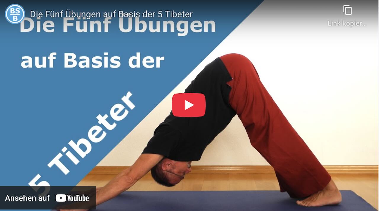 Vorschaubild: Video-Anleitung Die Fünf Tibeter mit Bruno Straub (rückenschonende Version) – Bitte hier klicken zum Starten.