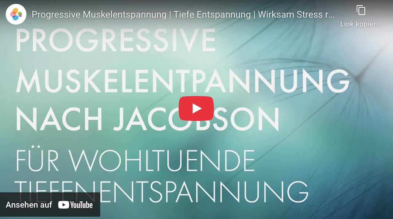 Vorschaubild: Video-Anleitung Progressive Muskelentspannung von Minddrops – Bitte hier klicken zum Starten.
