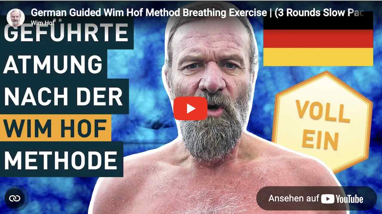 Vorschaubild: Video-Anleitung Wim-Hof-Atemübung (3 Runden) – Bitte hier klicken zum Starten.